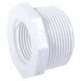 REDUCER THREADED MALE/FEMALE WHITE PVC - 2" X 1 1/4" (MNPT X FNPT)