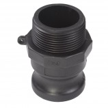 CAMLOCK ADAPTER POLYPROPYLENE - PART F - 1"