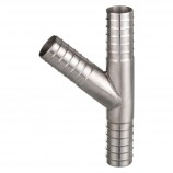 "Y" SS FITTING - 1 1/4'' X 1 1/4'' (INS X INS)