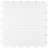 TUILE GRILLAGEE NERVURE 0.008" - 12" X 12" - BLANC