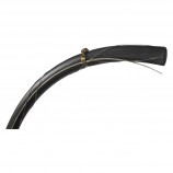HD MAINLINE 1" BLACK - LASHED WITH #9HC GALV WIRE AND 0.045" SS LASHING WIRE - PER FOOT