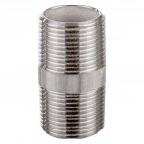 MAMELON CÉDULE 40 FILETÉ MÂLE INOX 316 - 3/4" X 2 1/2" (MNPT X MNPT)