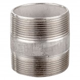 MAMELON CÉDULE 40 FILETÉ MÂLE INOX 316 - 2" X 2 1/2" (MNPT X MNPT)