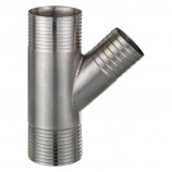 RACCORD INOX "Y" - 1 1/2'' X 1 1/4'' (INS X INS)