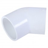 COUDE 45° COLLÉ PVC BLANC - 2" (COL X COL)