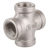 CROIX FILETÉE FEMELLE INOX 316 - 1/4" (FNPT)