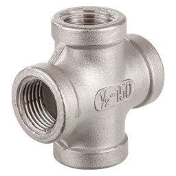 CROIX FILETÉE FEMELLE INOX 316 - 1/2" (FNPT)