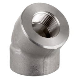 COUDE 45° FILETÉ FEMELLE INOX 316 - 2" (FNPT X FNPT)