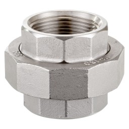 UNION DÉMONTABLE FILETÉ FEMELLE INOX 316 - 1" (FNPT X FNPT)