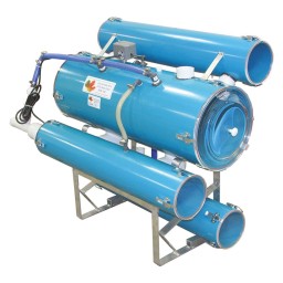 REL.POMPE SUB.HORIZ. - 18 000 ENT - 18"X36" - COLL.6"X42" - ENT 12X1 1/4" - SONDES-2X50GPM-SYST.LAV.