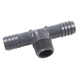 ADAPTATEUR EN "T" INSERTION FILETÉ MÂLE PVC - 1" (INS X INS X MNPT)