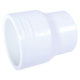 MANCHON RÉDUIT COLLÉ PVC BLANC - 2" X 1 1/4" (COL X COL)