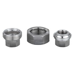 UNION DÉMONTABLE FILETÉ FEMELLE INOX 316 - 3/4" (FNPT X FNPT)