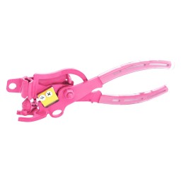 PINCE COMPACTE D'INSERTION A/ COUTEAU LATÉRAL ÉVASEUR ET MORS 5/16" - ROSE