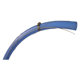 MAÎTRE-LIGNE 1 1/4" BLEU PÂLE - LINCHÉ AVEC BROCHE GALV #9HC ET BROCHE À LINCHER INOX 0.045"-AU PIED