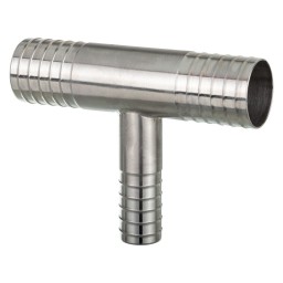 RACCORD INOX "T" - 2'' (SURDIM) X 2" (SURDIM) X 1" (INS X INS)