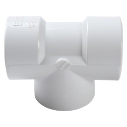 ADAPTATEUR EN "T" FILETÉ PVC BLANC - 3/4" (FNPT X FNPT)