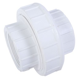UNION FILETÉE DÉMONTABLE - JOINT BUNA-N PVC BLANC - 2" (FNPT X FNPT)