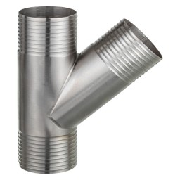 RACCORD INOX "Y" - 1 1/2" X 1 1/2" (INS X INS)