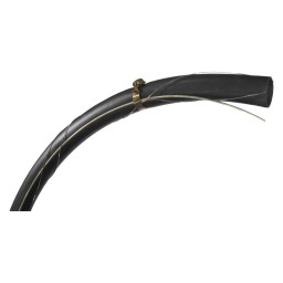 MAÎTRE-LIGNE HD 1 1/4" NOIR - LINCHÉ AVEC BROCHE GALV #9HC ET BROCHE À LINCHER INOX 0.045" - AU PIED