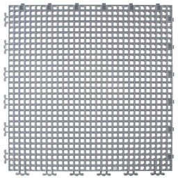 TUILE GRILLAGEE NERVURE 0.003" - 12" X 12" - GRIS MOYEN