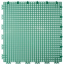 TUILE GRILLAGEE NERVURE 0.003" - 12" X 12" - VERT FORET
