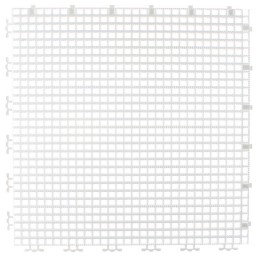 TUILE GRILLAGEE NERVURE 0.003" - 12" X 12" - BLANC