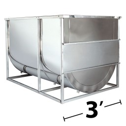 Bassins - 3' de largeur