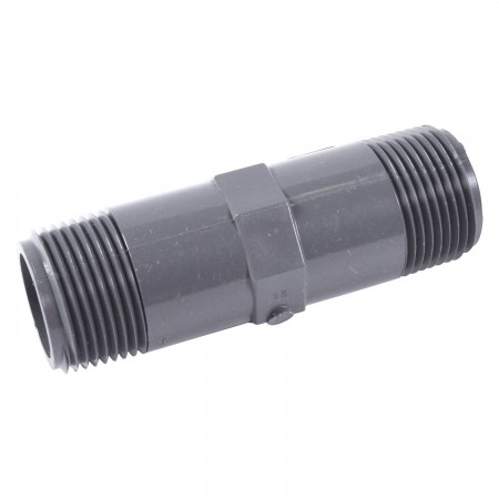 PIPE NIPPLE MALE THREADED PVC - 1" X 4" (MNPT X MNPT)