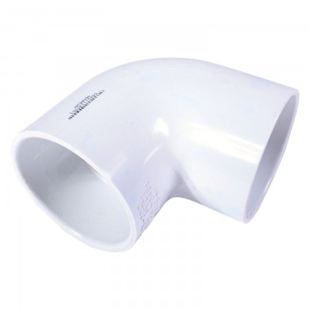 COUDE 90° COLLÉ PVC BLANC - 1 1/2" (COL X COL)