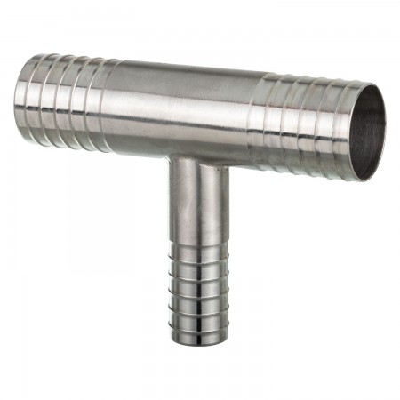 "T" SS FITTING - 1 1/4" X 1 1/4" X 3/4'' (INS X INS)