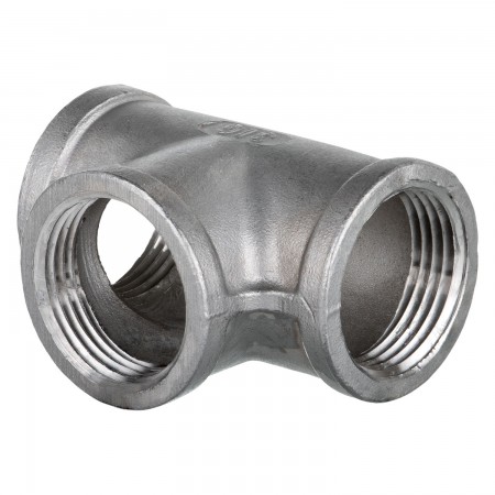 "T" ADAPTER FEMALE THREADED SS 316 - 3/4" (FNPT X FNPT)