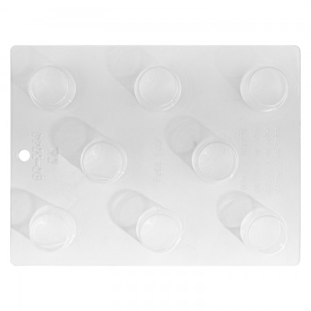 CHOCOLATE MOLD - ROUND - 8 CAVITIES