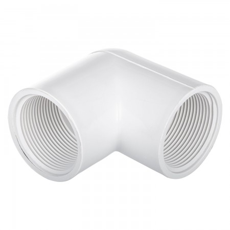 ELBOW 90° FEMALE THREADED WHITE PVC - 2" (FNPT X FNPT)