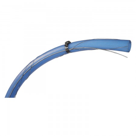 MAÎTRE-LIGNE 3/4" BLEU PÂLE - LINCHÉ AVEC BROCHE GALV #9HC ET BROCHE À LINCHER INOX 0.045" - AU PIED