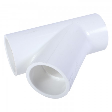 ADAPTATEUR EN "Y" COLLÉ PVC BLANC - 1 1/2" (COL X COL)