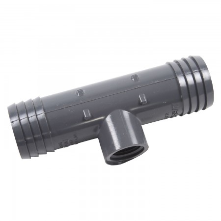 "T" ADAPTER INSERT FEMALE THREADED PVC - 1/2" (INS X INS X FNPT)