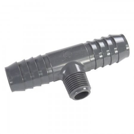 "T" ADAPTER REDUCER INSERT MALE THREADED PVC - 1" X 1/2" (INS X INS X MNPT)