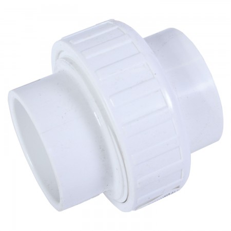 UNION COLLÉE DÉMONTABLE - JOINT BUNA-N PVC BLANC - 1" (COL X COL)